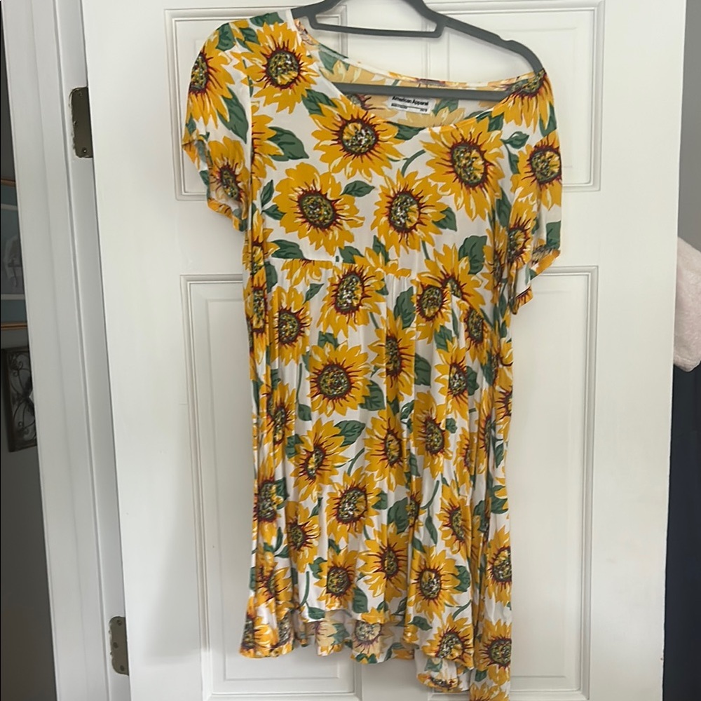 American Apparel Sunflower Mini Dress